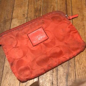 Coach make up bag